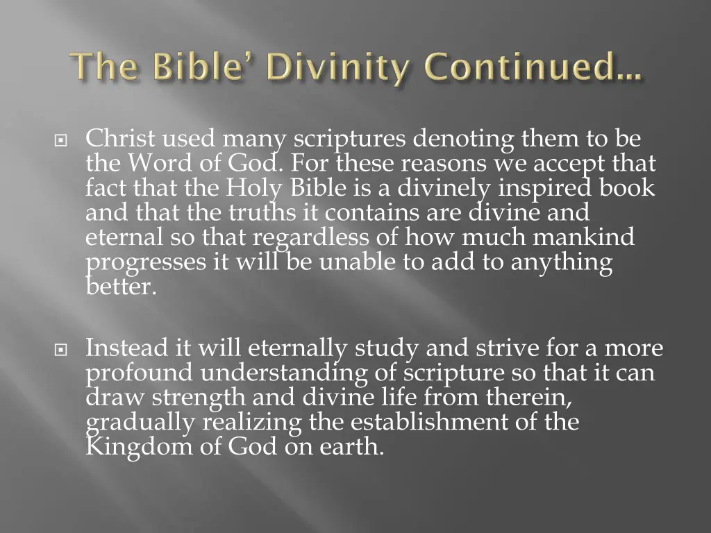 christ used many scriptures denoting them