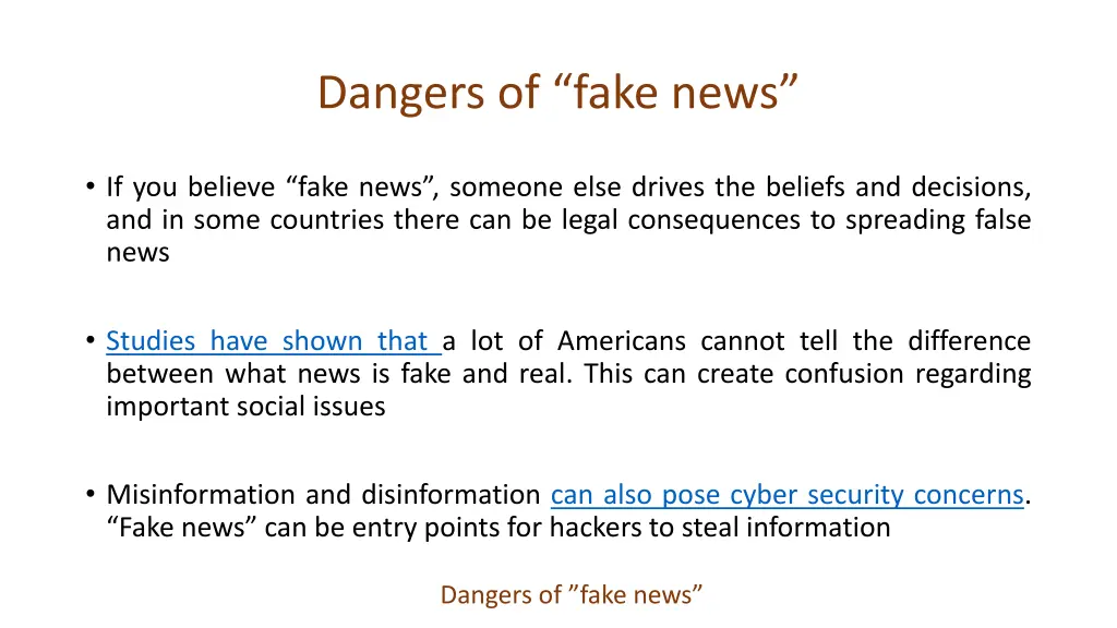 dangers of fake news 2