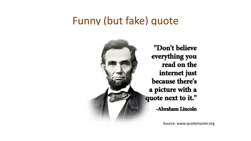 funny but fake quote