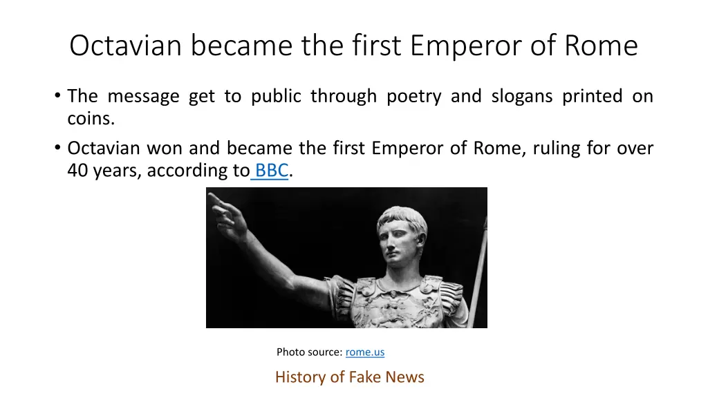 octavian became the first emperor of rome