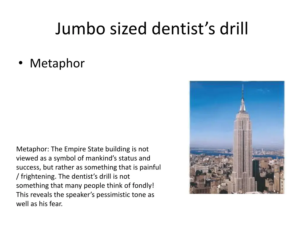 jumbo sized dentist s drill