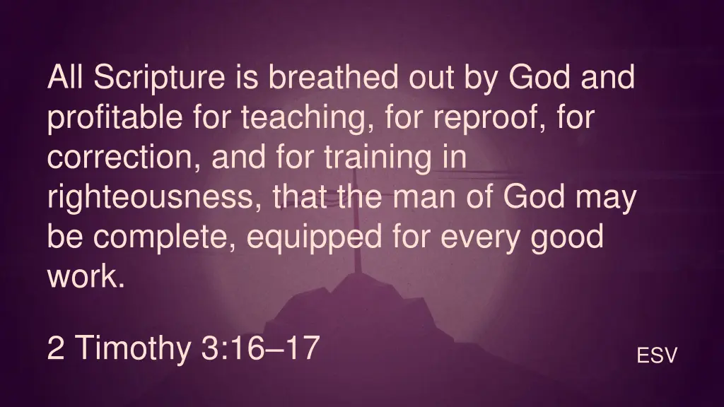 all scripture is breathed