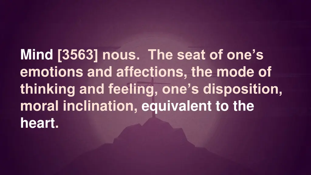 mind 3563 nous the seat of one s emotions