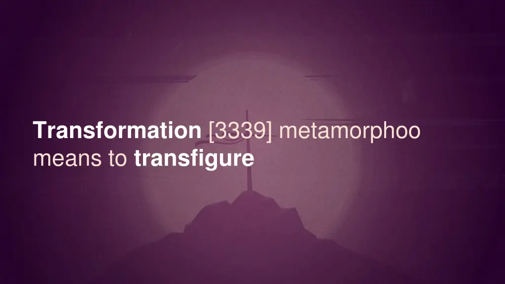 transformation 3339 metamorphoo means