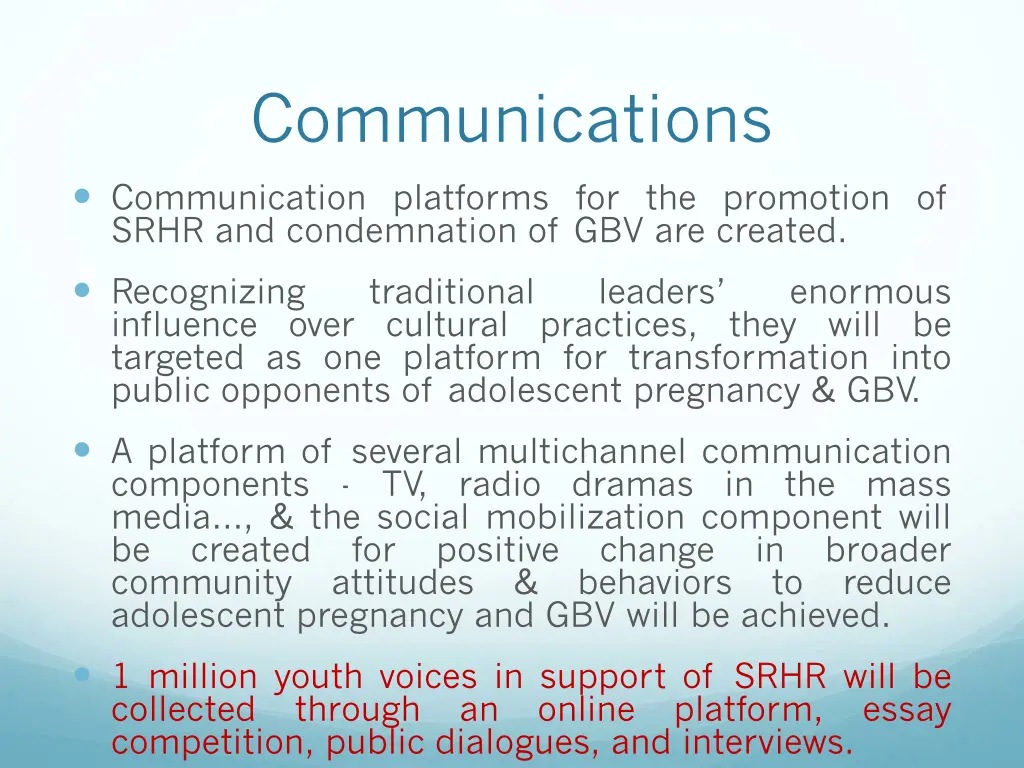 communications