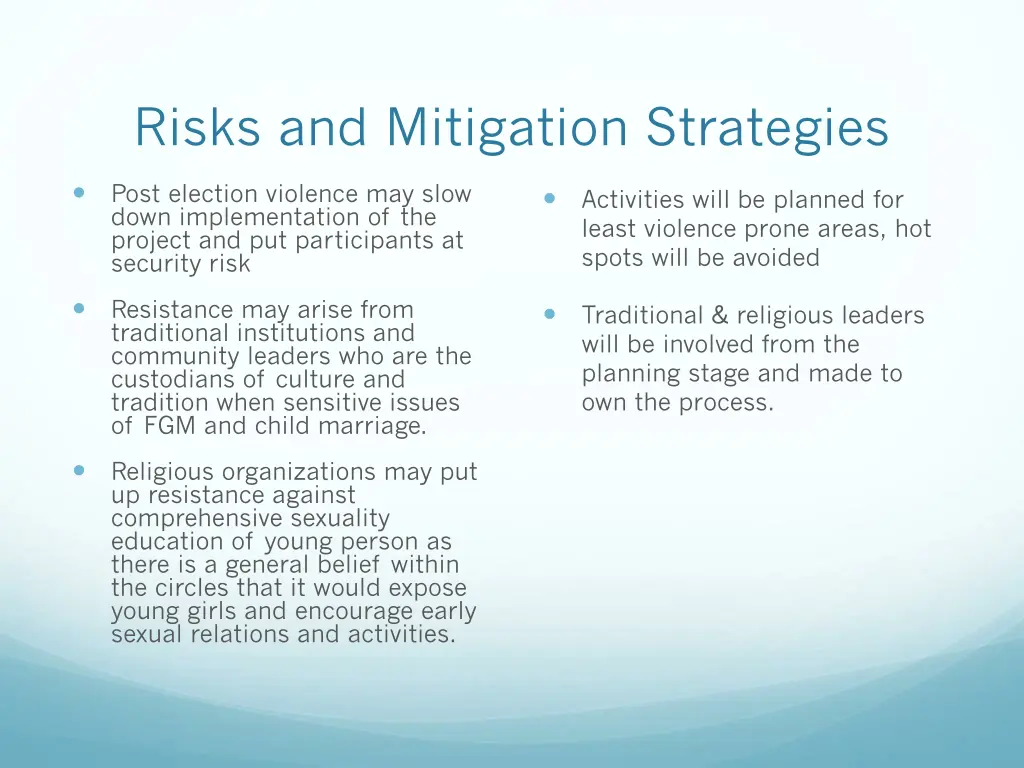 risks and mitigation strategies 1