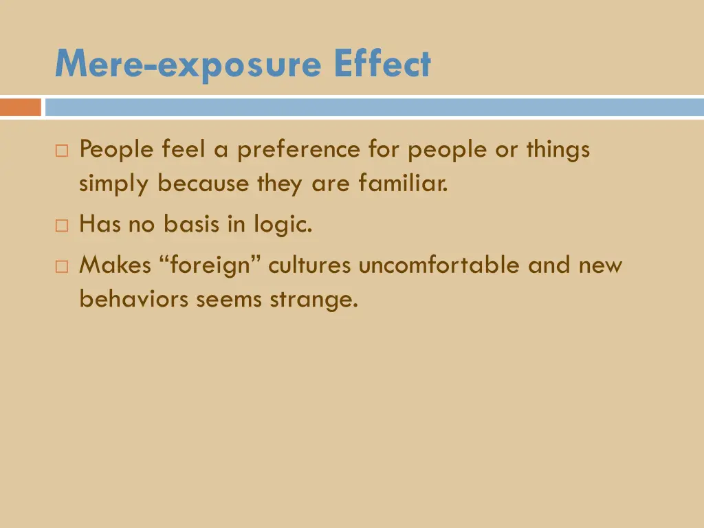 mere exposure effect