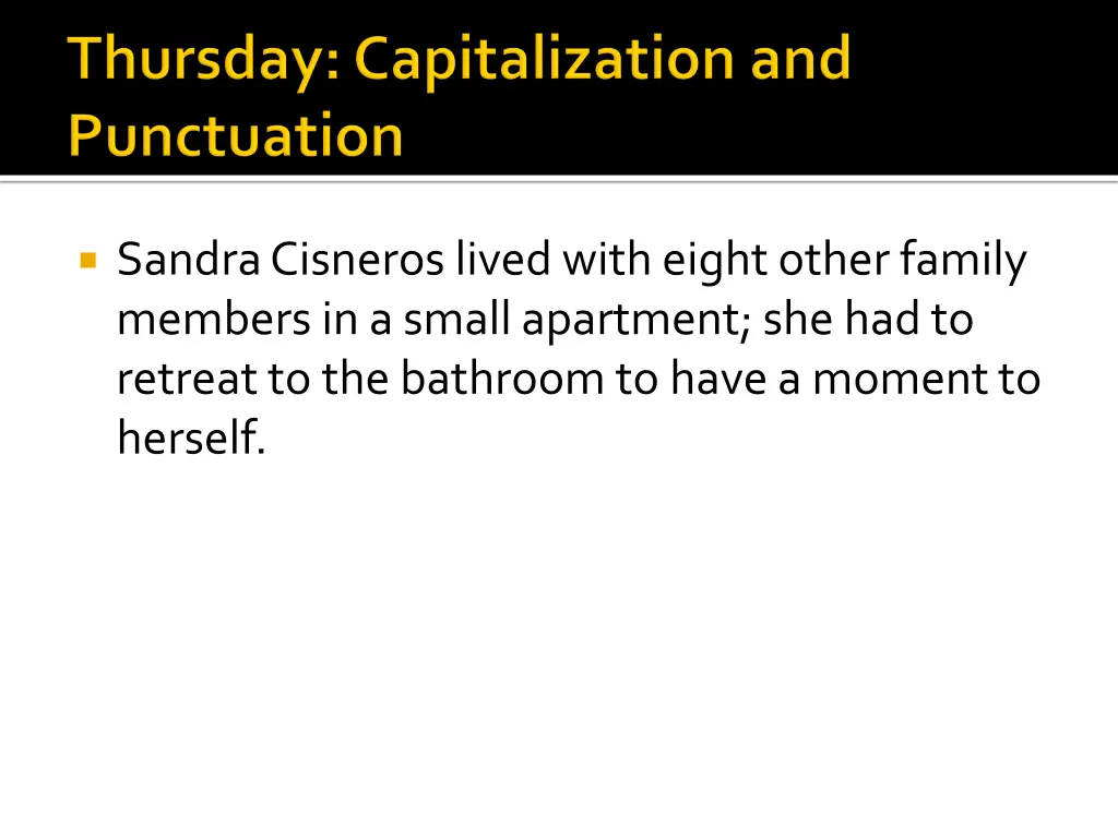 sandra cisneros lived with eight other family