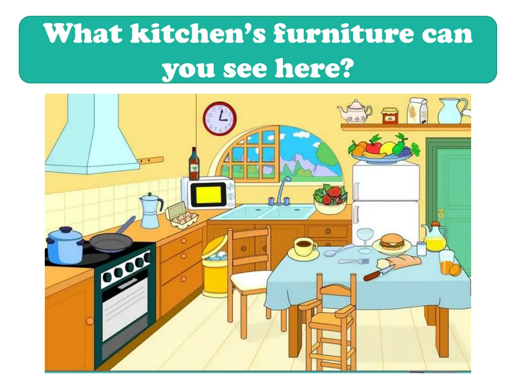 what kitchen s furniture can you see here