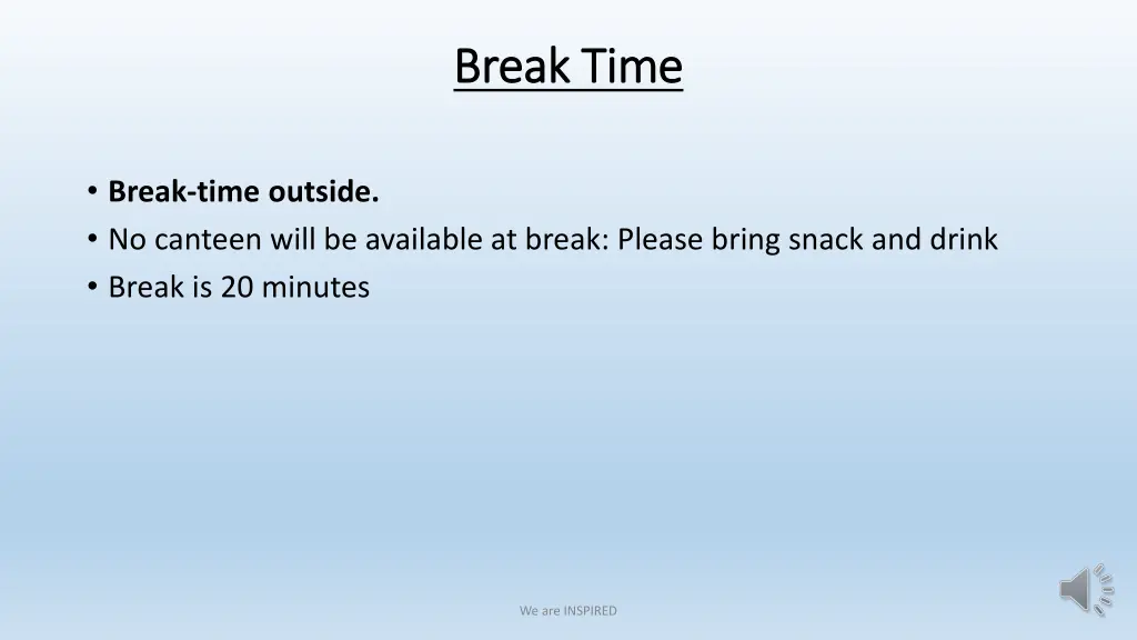 break time break time