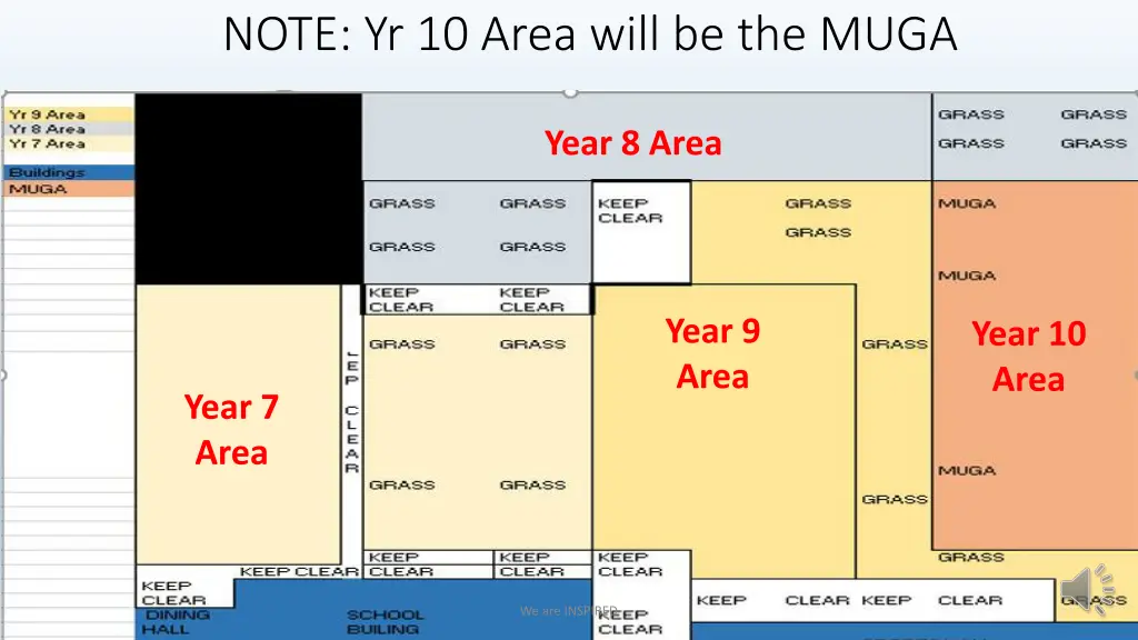 note yr 10 area will be the muga