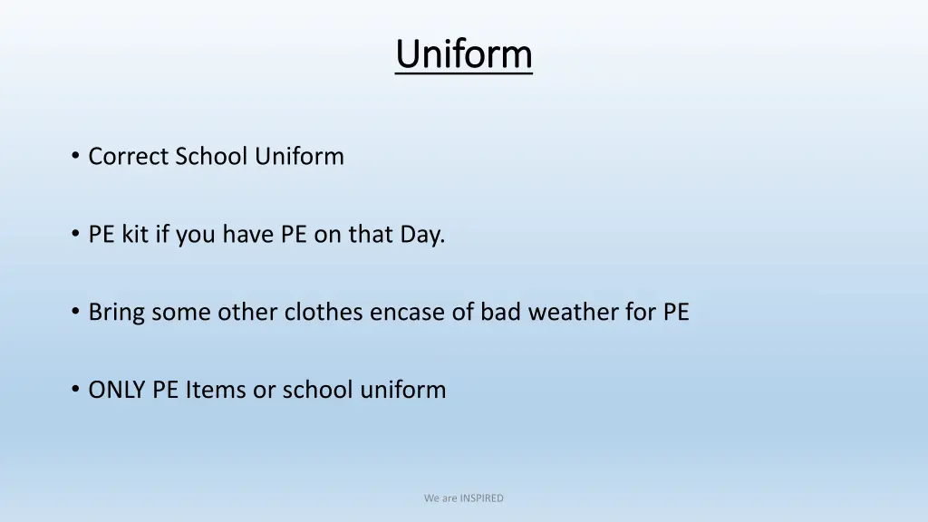 uniform uniform