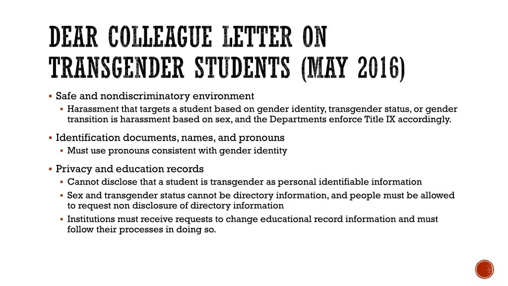 dear colleague letter on transgender students