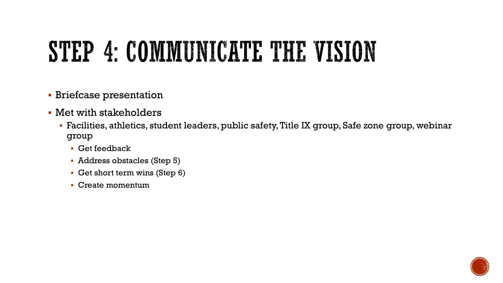 step 4 communicate the vision