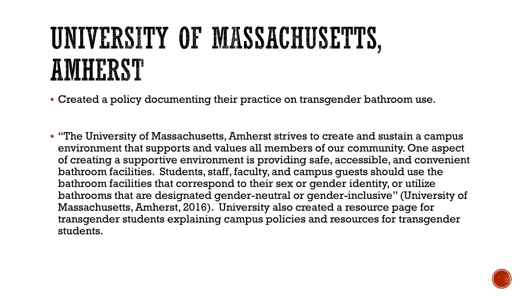 university of massachusetts amherst