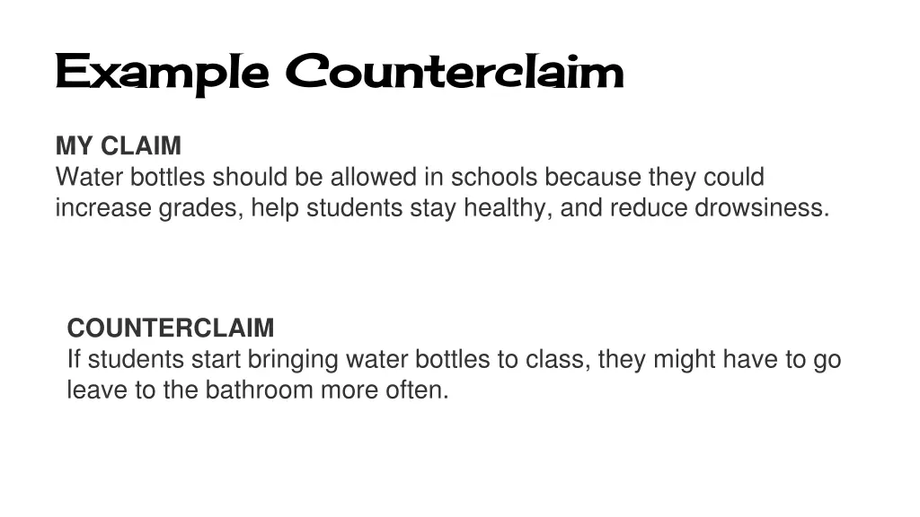 example counterclaim example counterclaim