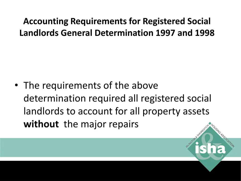 accounting requirements for registered social