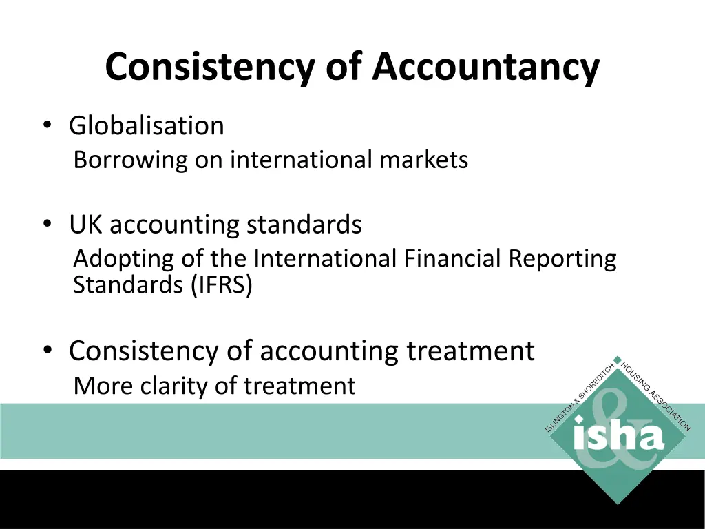 consistency of accountancy