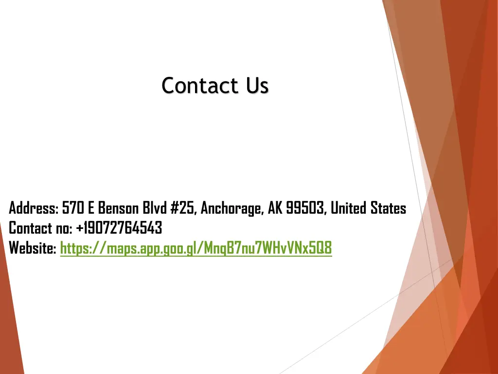 contact us