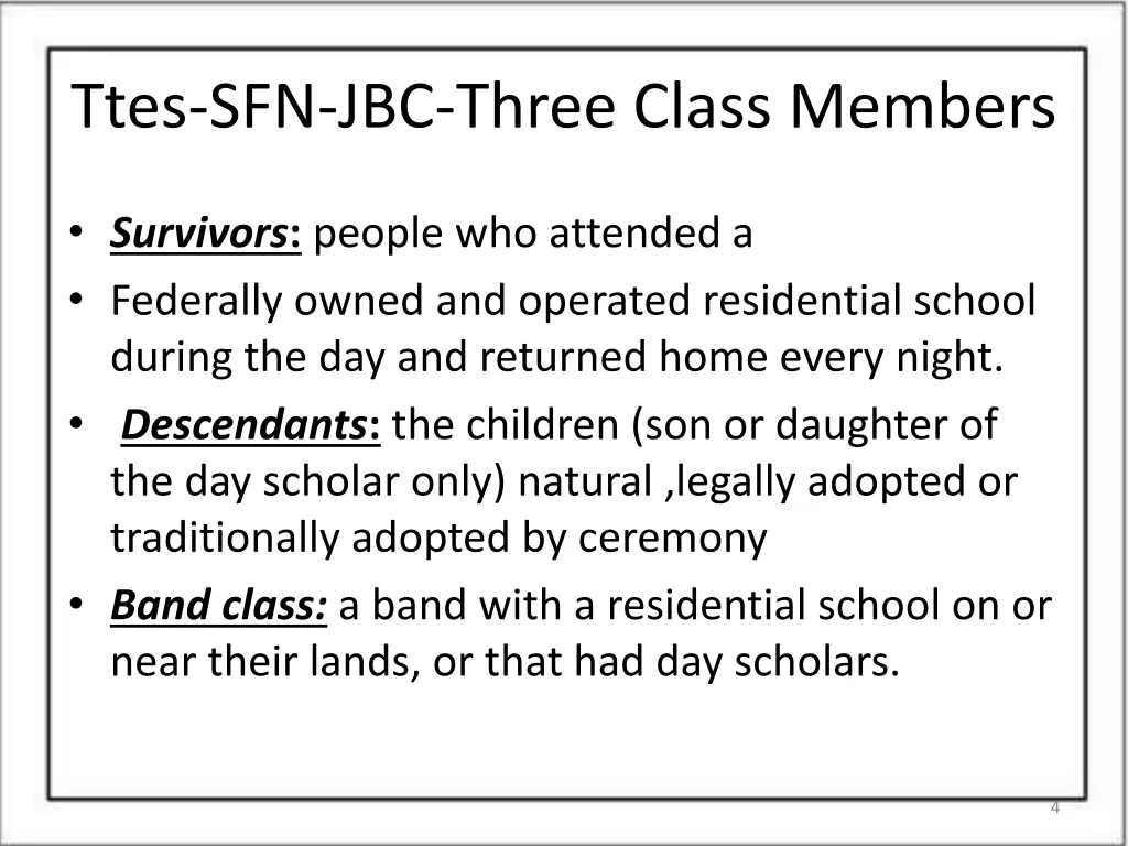 ttes sfn jbc three class members