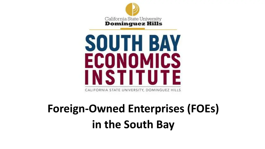 foreign owned enterprises foes in the south bay