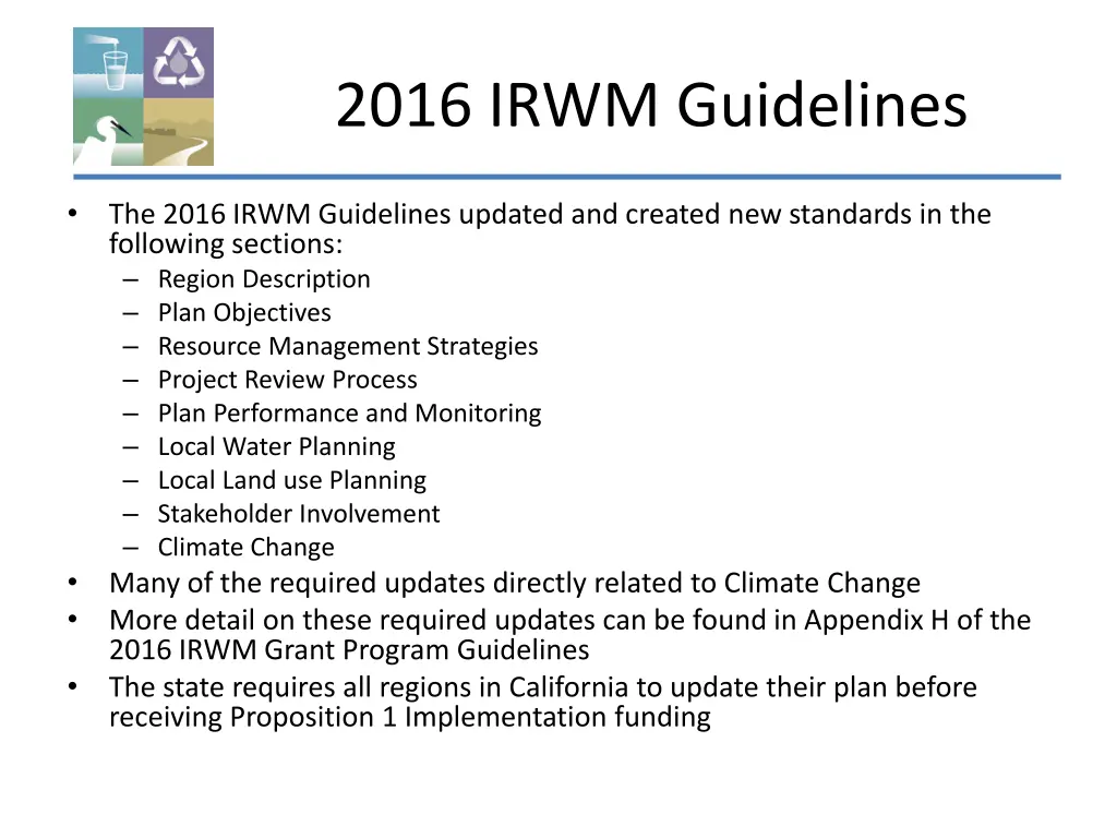 2016 irwm guidelines