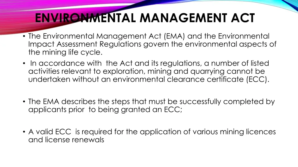 environmental management act