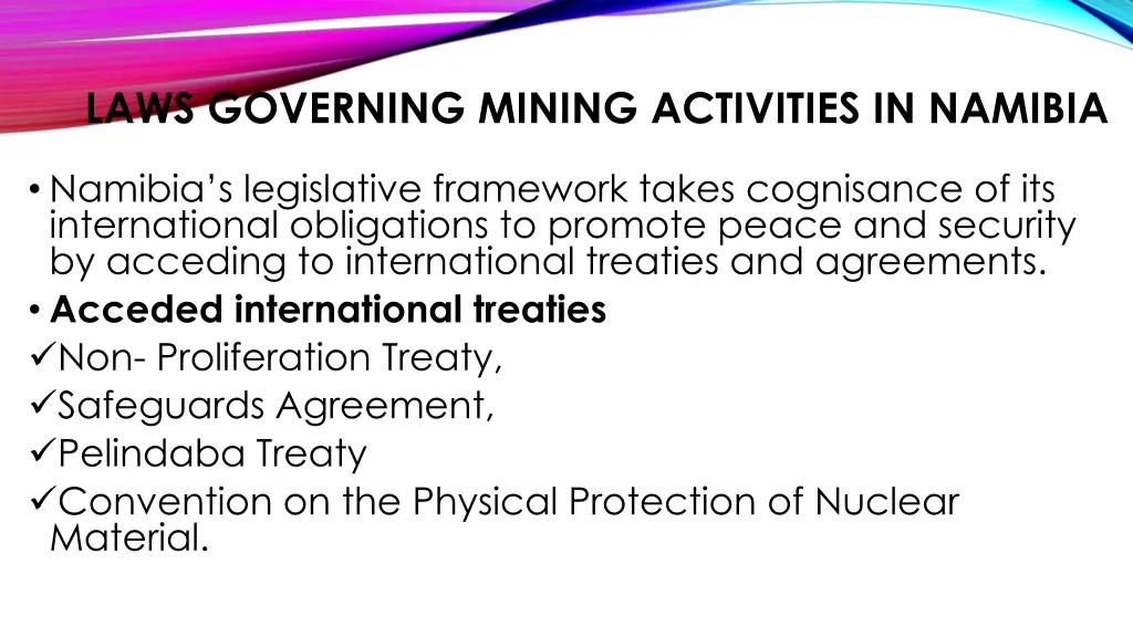 laws governing mining activities in namibia