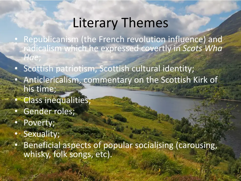 literary themes