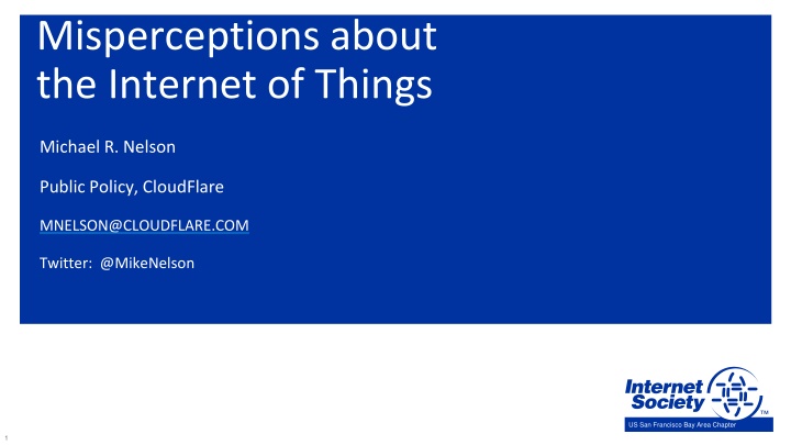 misperceptions about the internet of things