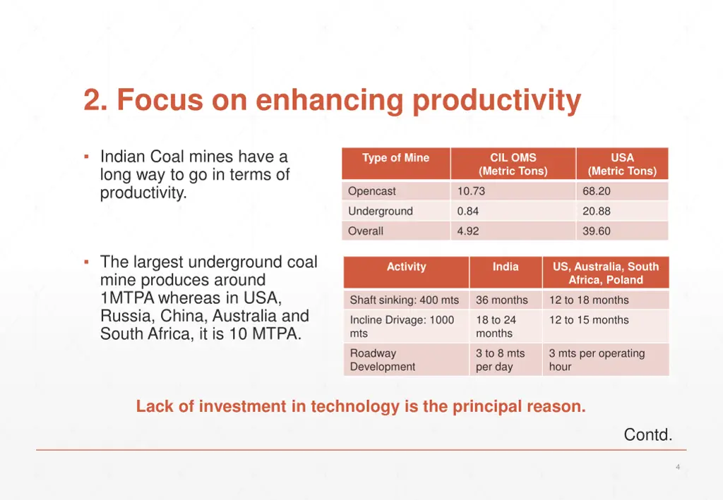 2 focus on enhancing productivity