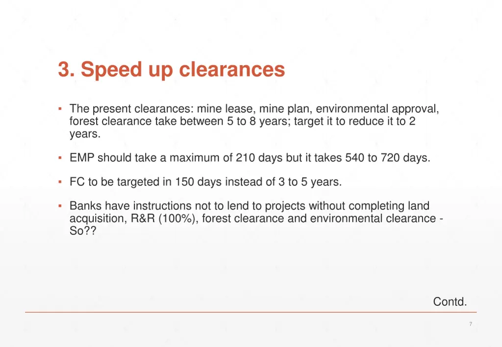 3 speed up clearances