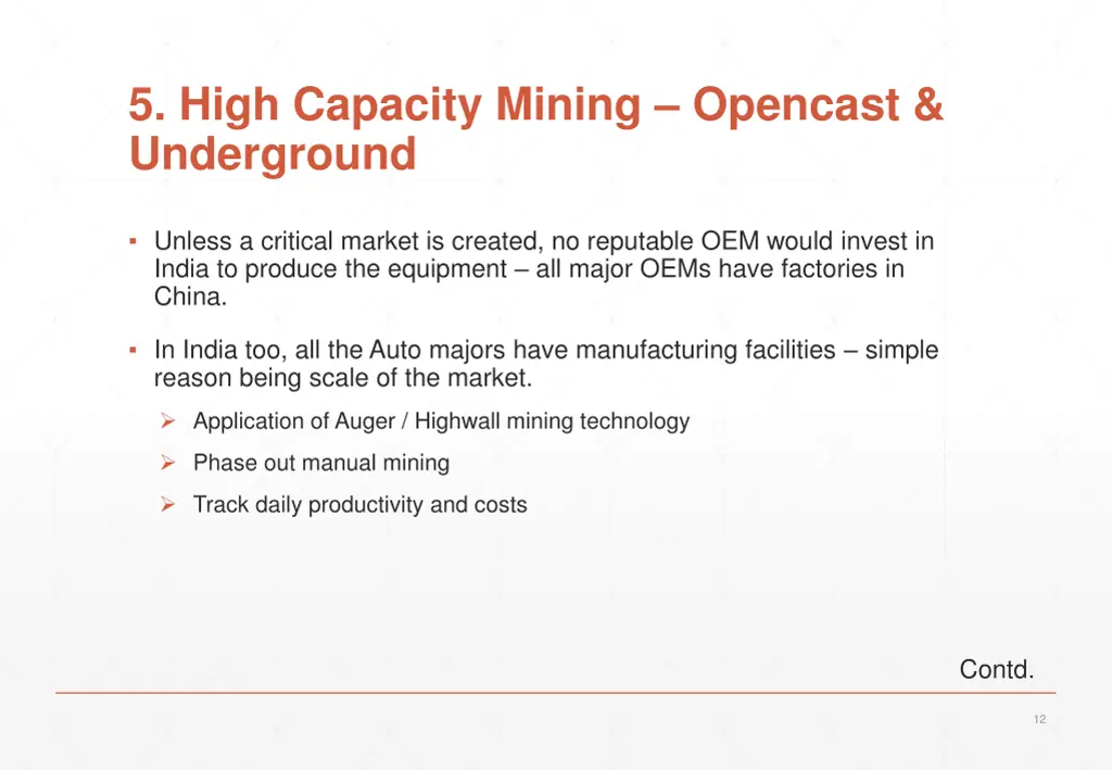 5 high capacity mining opencast underground 1