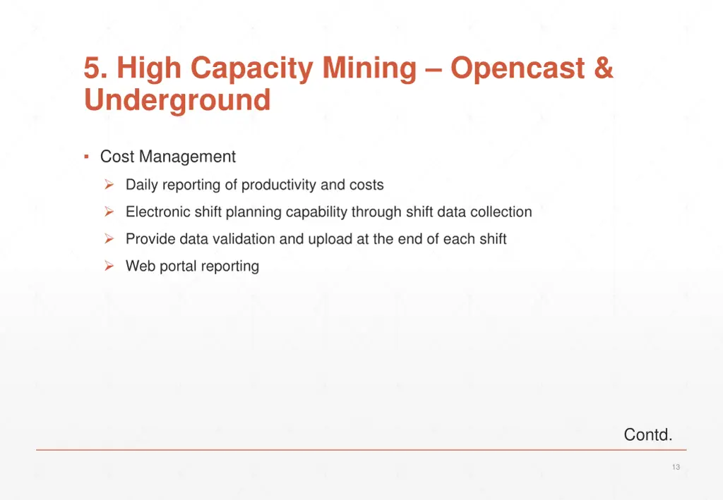 5 high capacity mining opencast underground 2