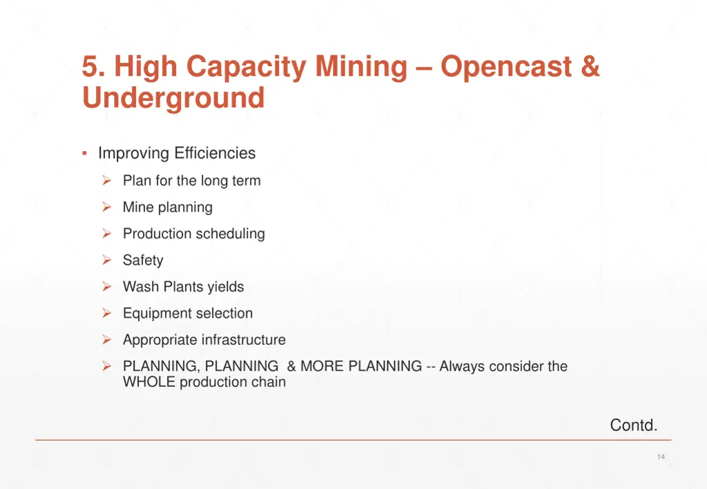 5 high capacity mining opencast underground 3