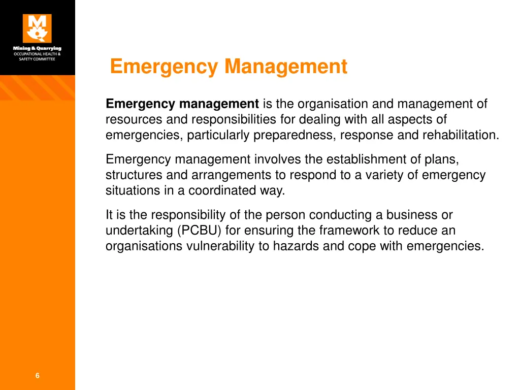 emergency management 2