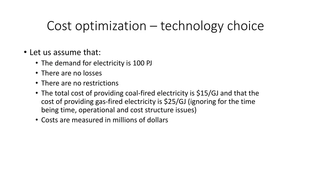 cost optimization technology choice 2