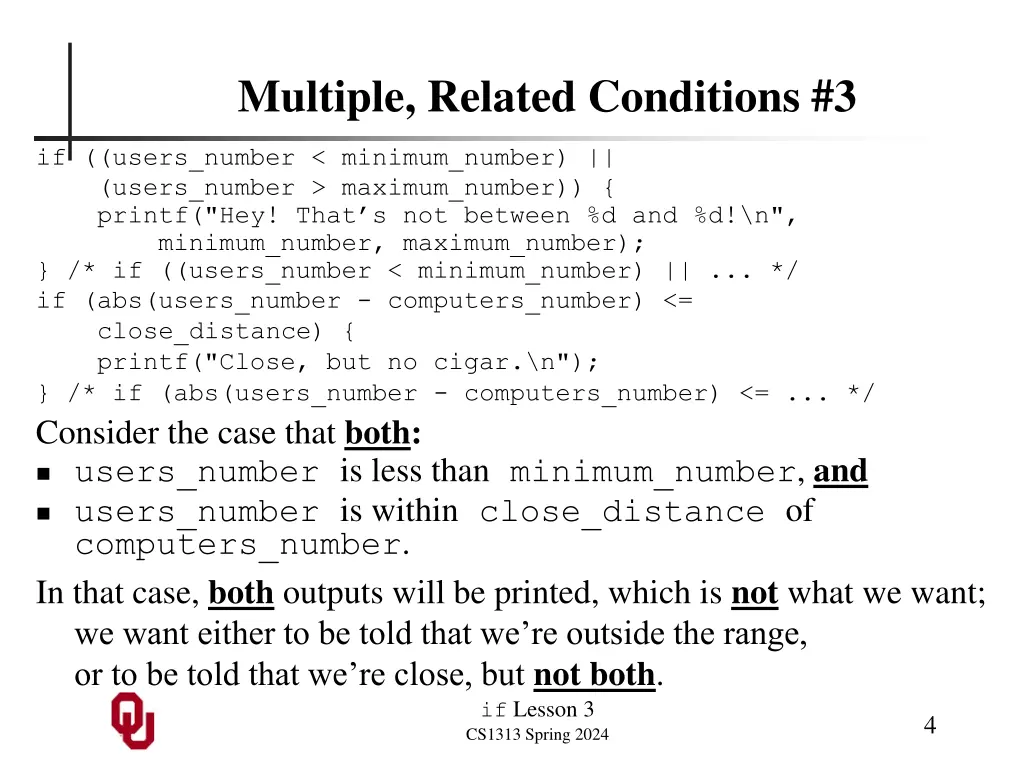 multiple related conditions 3