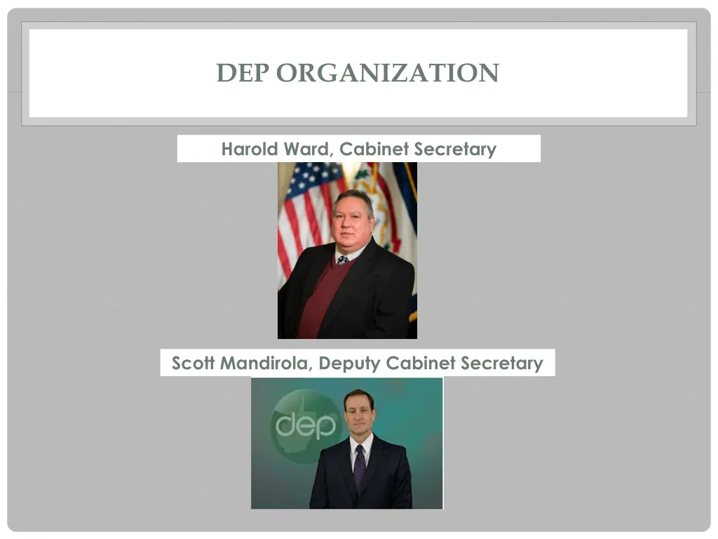 dep organization