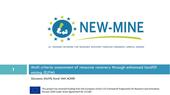 multi criteria assessment of resource recovery