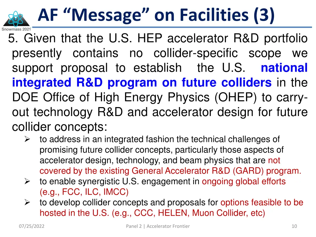 af message on facilities 3