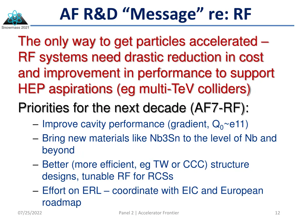 af r d message re rf