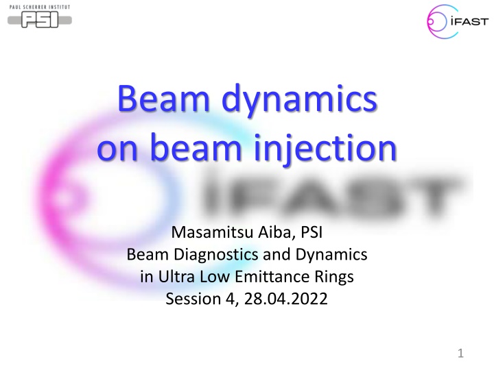 beam dynamics on beam injection