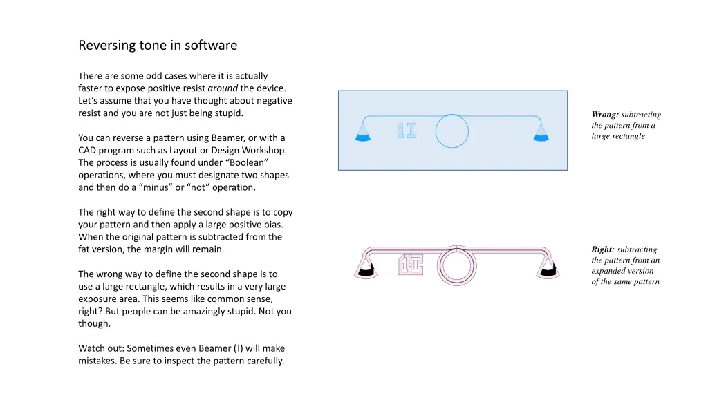 reversing tone in software