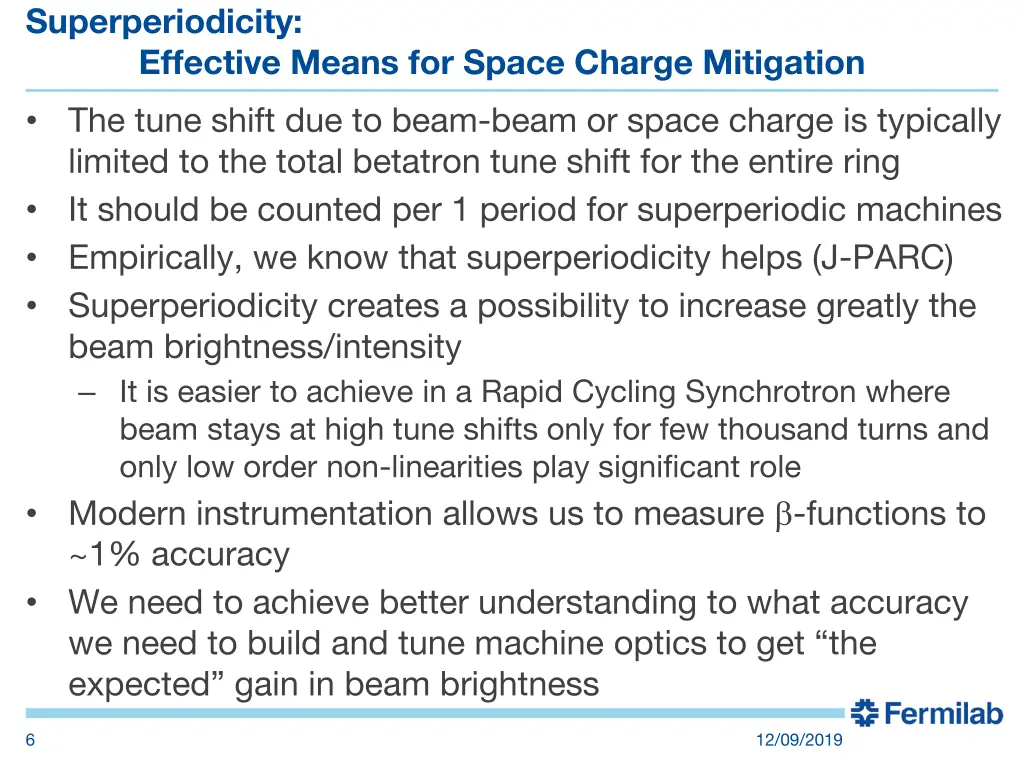 superperiodicity effective means for space charge