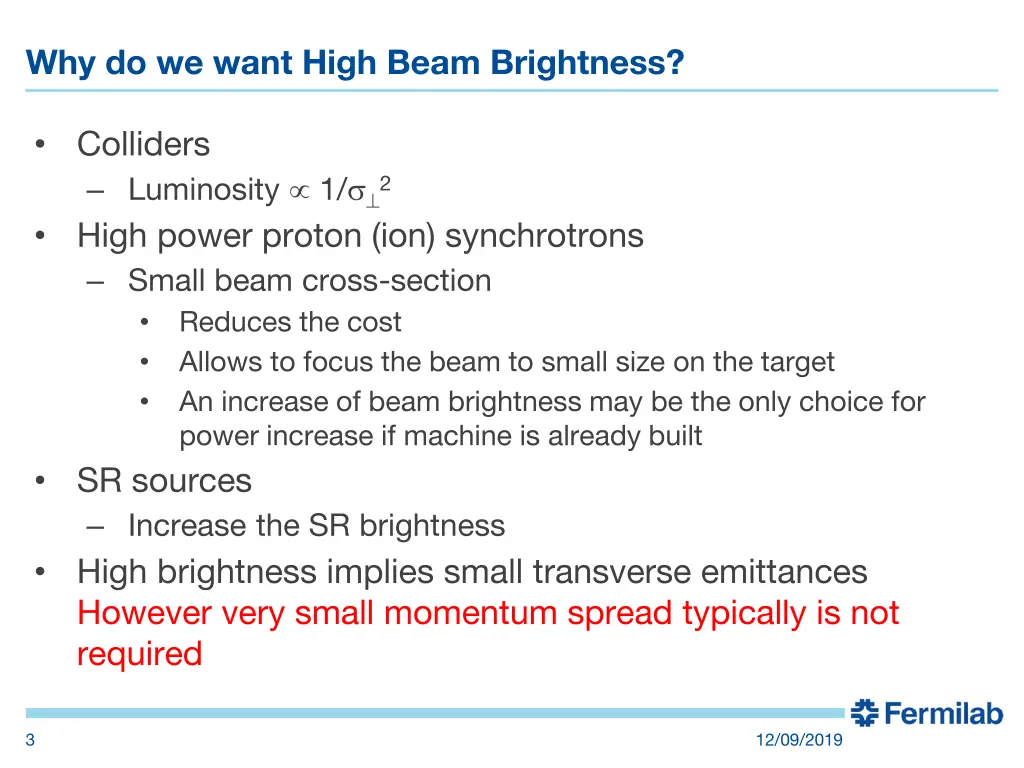 why do we want high beam brightness