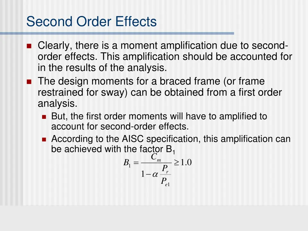 second order effects 2