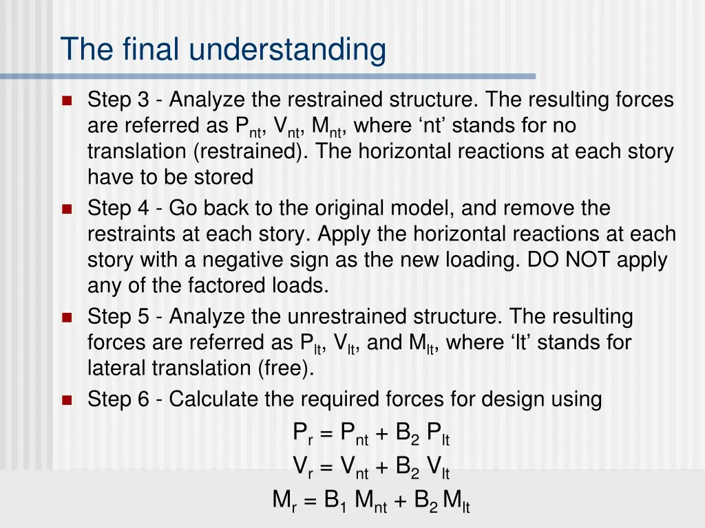 the final understanding 1