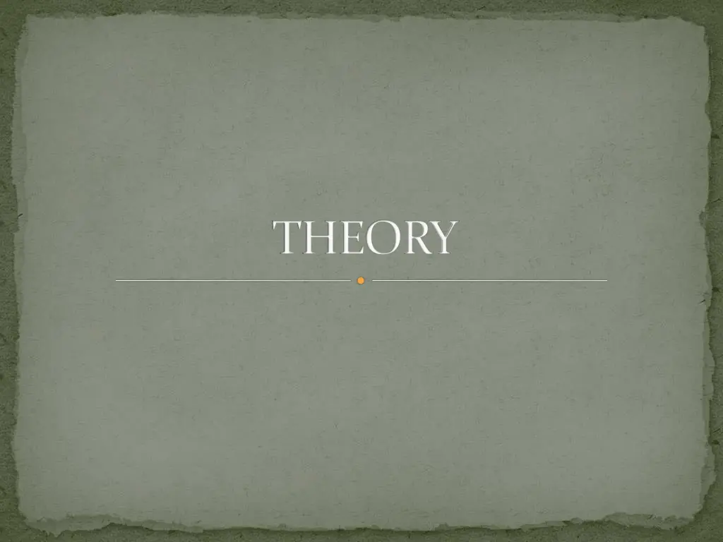 theory