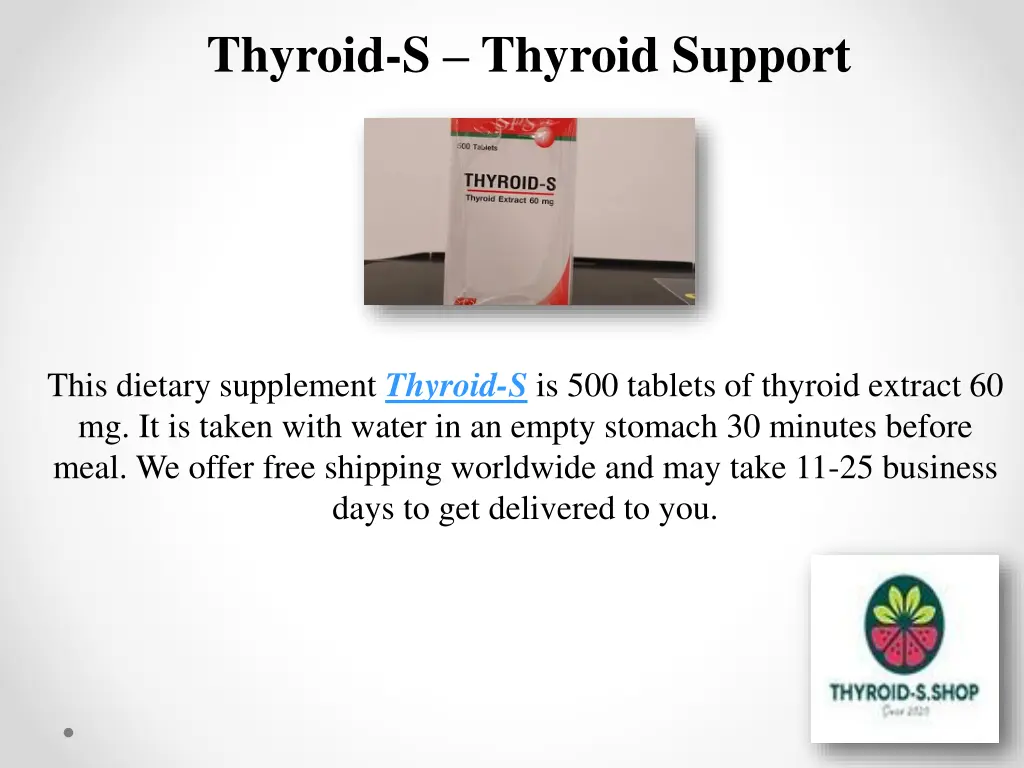 thyroid s thyroid support